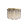 Plafoniera Searchlight Swizzle metal, sticla, auriu, sampanie, E14, 60W - 55620-320CP