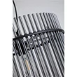 Pendul Searchlight Swizzle metal, sticla, negru, fumuriu, E27, 60W - 55621SM