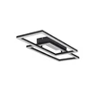 Plafoniera Searchlight Ovaloid  metal, negru, LED, 40W, 5335lm, 3000K - 55624BK