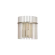 Aplica de perete Searchlight Swizzle metal, sticla, auriu, sampanie, E27, 60W - 55625CP