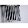 Aplica de perete Searchlight Swizzle metal, sticla, negru, fumuriu, E27, 60W - 55625SM
