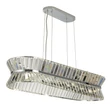 Pendul Searchlight UPTOWN metal, cristal, crom, transparent, G9 - 59410-10CC