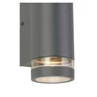 Aplica de prete exterioara Searchlight AUSTIN metal, acril, gri, GU10, IP44 - 61100GY