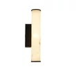 Aplica de perete Searchlight Wales metal, plastic, negru, alb, LED, 13W, 1073lm, 3000K, IP44 - 61185-1BK