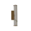 Aplica de perete Searchlight Wales metal, plastic, auriu, alb, LED, 13W, 1073lm, 3000K, IP44 - 61185-1GO