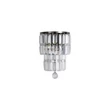Aplica de perete Searchlight Empire metal, cristal, alama, transparent, E14, 7W - 61321-2AB