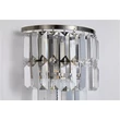 Aplica de perete Searchlight Empire metal, cristal, alama, transparent, E14, 7W - 61321-2AB