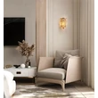 Aplica de perete Searchlight EMPIRE metal, cristal, alama,sampanie, E14 - 61321-2SB