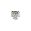 Plafoniera Searchlight Empire metal, cristal, alama, transparent, E14, 60W - 61321-4AB
