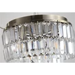 Plafoniera Searchlight Empire metal, cristal, alama, transparent, E14, 60W - 61321-4AB