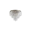 Plafoniera Searchlight Empire metal, cristal, alama, transparent, E14, 60W - 61321-6AB
