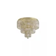 Plafoniera Searchlight Empire metal, sticla, alama, sampanie, E14, 60W - 61321-6SB