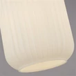 Pendul Searchlight Pearl metal, sticla, alb, E27, 60W - 61969BK