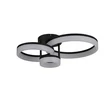 Plafoniera Searchlight Triple metal, negru, LED, 25W, 3217lm, 3000K - 62793BK