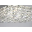 Plafoniera Searchlight Modena metal, cristal, crom, transparent, LED, 28W, 2799lm, 4000K - 65810-420CC