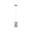 Pendul Searchlight Modena metal, cristal, crom, transparent, LED, 9W, 777lm, 4000K - 65811CC