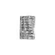 Aplica de perete Searchlight Modena metal, cristal, crom, transparent, LED, 9W, 777lm, 4000K - 65812CC