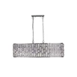 Pendul Searchlight Bijou metal, sticla, crom, transparent, E14, 40W - 65818-8CC