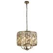Pendul Searchlight BIJOU metal, sticla, alama, sampanie, E14 - 6585-5AB