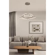 Pendul Searchlight Doodle metal, sampanie, LED, 40W, 4988lm, 3000K - 66110CP