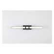 Aplica de perete pentru baie Searchlight PARMA metal, sticla, negru, transparent, LED, 10W, 3000K, 320 Lm - 66412BK
