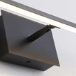 Aplica de perete pentru baie Searchlight AMALFI metal, acril, negru, LED, 7W, 3000K, 433 Lm, IP44 - 68241-41BK
