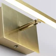 Aplica de perete pentru baie Searchlight AMALFI metal, acril, alama, LED, 10W, 3000K, 715 Lm, IP44 - 68241-61SB
