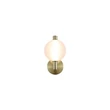 Aplica de perete Searchlight Luminique metal, sticla, alama, opal, LED, 6W, 670lm, 3000K - 69411-1SB