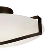 Plafoniera Searchlight SUNDIAL metal, sticla, negru, alb, E27 - 73990-3BK