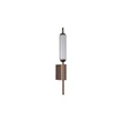 Aplica de perete Searchlight Cattail metal, sticla, maro, transparent, LED, 6W, 532lm, 3000K - 76210CL