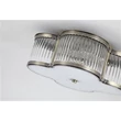 Plafoniera Searchlight Lotus metal, sticla, alama, transparent, E14, 40W - 77210-3AB