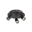 Spot Searchlight San Diego metal, negru, GU10, 10W - 77230-3BK