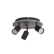 Spot Searchlight San Diego metal, negru, GU10, 10W - 77230-3BK