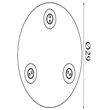 Spot Searchlight San Diego metal, negru, GU10, 10W - 77230-3BK