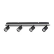 Spot Searchlight San Diego metal, negru, GU10, 10W - 77230-4BK
