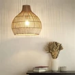 Pendul Searchlight Bali bambus, maro, E27, 60W - 7869CW