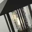 Lampadar exterior Searchlight VENICE metal, sticla, negru, E27, IP44 - 7925-450