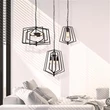 Pendul Searchlight Slinky metal, negru, E14, 60W - 7973BK