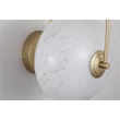 Aplica de perete Searchlight Confetti metal, sticla, auriu, alb, LED, 9W, 699lm, 3000K - 80821-1GO