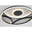 Plafoniera Searchlight Zendisc metal, negru, LED, 20W, 3108lm, 3000K - 82100-39BK