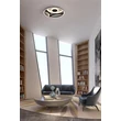 Plafoniera Searchlight Zendisc metal, negru, LED, 20W, 3108lm, 3000K - 82100-39BK