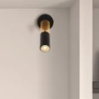 Aplica de perete Searchlight MERRYGOLD metal, acril, negru, chihlimbar, GU10 - 82122-1BK