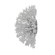 Aplica de perete Searchlight SUNBURST metal, cristal, crom, G9 - 83420-3CC