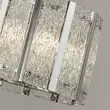 Pendul Searchlight ALEXANDRA metal, sticla, argintiu, E14 - 8405-5SS