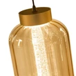 Pendul Searchlight Lille metal, sticla, maro, chihlimbar, LED, 28W, 2583lm, 3000K - 84510-4AM