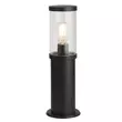 Lampadar exterior Searchlight BAKERLOO metal, plastic, negru, transparent, E27, IP44 - 8631-450