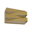 Aplica de perete Searchlight Section metal, auriu, LED, 18W, 1448lm, 3000K - 86410GO