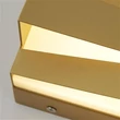 Aplica de perete Searchlight Section metal, auriu, LED, 18W, 1448lm, 3000K - 86410GO