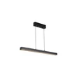 Pendul Searchlight Linear metal, negru, LED, 13W, 4000lm, 2700K-4000K-6000K - 88520BK
