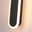 Aplica de prete exterioara Searchlight BORDO metal, acril, negru, alb, LED, 6W, 2700-3000-4000K, 497 Lm, IP65 - 88710-300